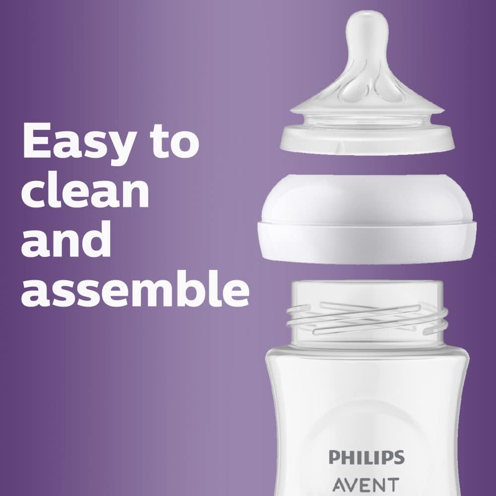 Philips Avent Natural Response Nipples, Extra Slow Flow (Flow 1), 2-pack, SCY961/02