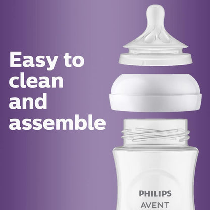 Philips Avent Natural Response Nipples, Extra Slow Flow (Flow 1), 2-pack, SCY961/02