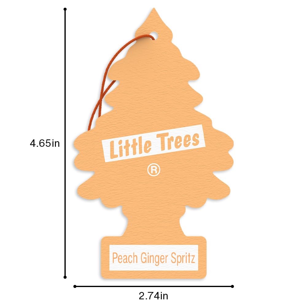 LITTLE TREES Car Air Freshener | Hanging Tree Provides Long Lasting Scent for Auto and Home | Black Ice, 24 Air Fresheners