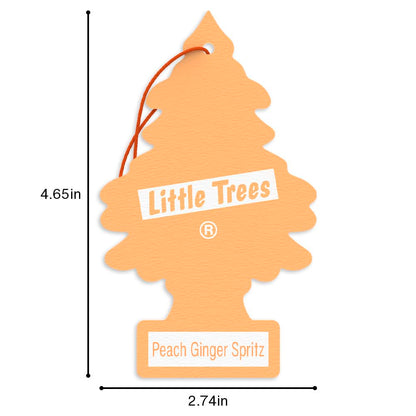 LITTLE TREES Car Air Freshener | Hanging Tree Provides Long Lasting Scent for Auto and Home | Black Ice, 24 Air Fresheners