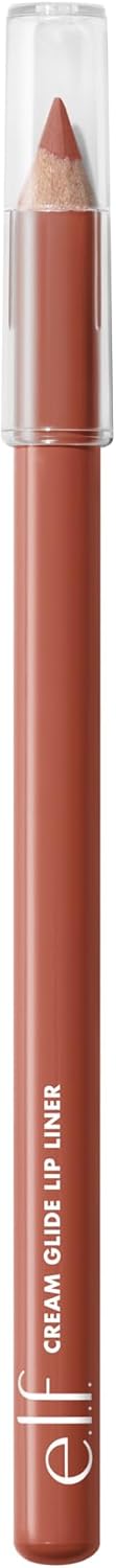 e.l.f. Cream Glide Lipliner, Hochpigmentierter Stift zum Formen & Konturieren der Lippen, Semi-Mattes Finish, Vegan & Tierversuchsfrei, Mauve Aside