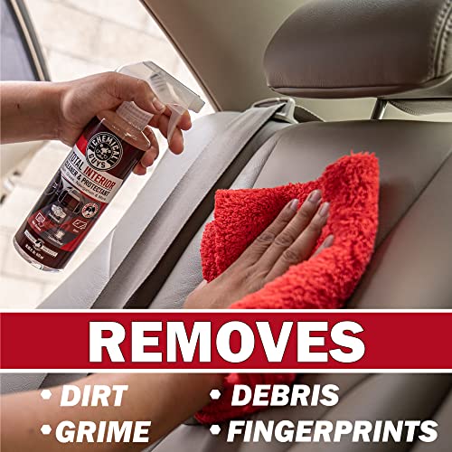 Chemical Guys Total Interior Reiniger & Protector, sicher für Autos, LKWs, SUVs, Motorräder, Wohnmobile & mehr, 473 ml (2er-Pack), Frischer Duft