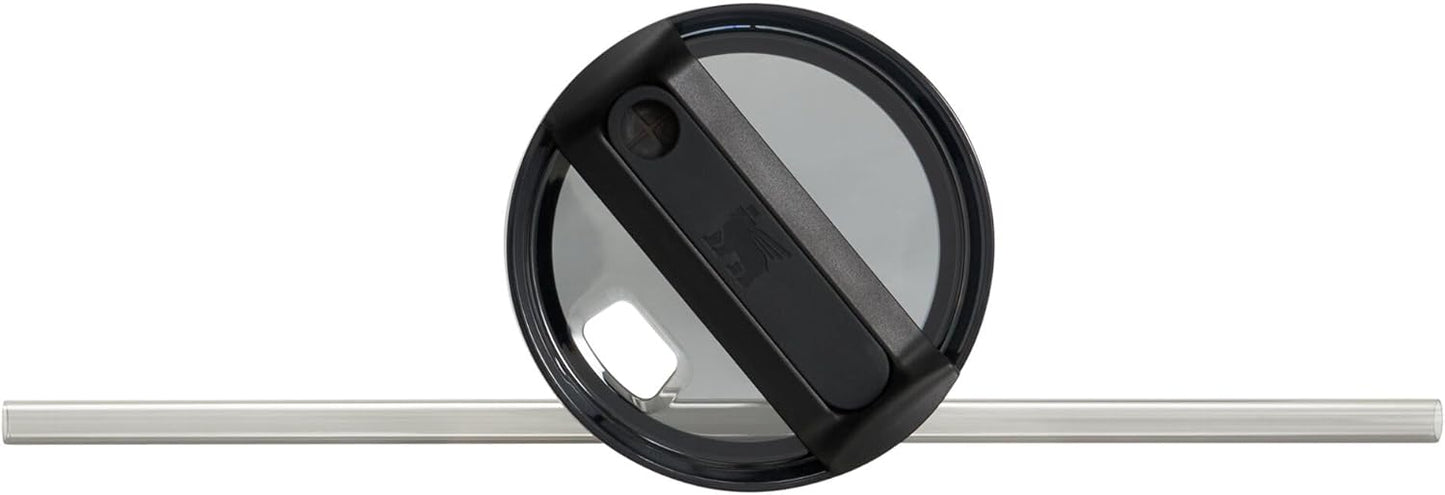 Vaso Stanley Quencher H2.0 con asa y pajita de 40 oz | Tapa Flowstate de 3 posiciones | Compatible con portavasos para viajes | Vaso térmico de acero inoxidable | Sin BPA | Arándano