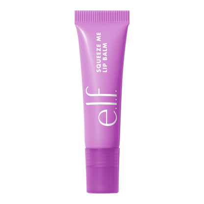 e.l.f. Squeeze Me Lippenbalsam, feuchtigkeitsspendender Lippenbalsam für einen transparenten Farbhauch, angereichert mit Hyaluronsäure, vegan & tierversuchsfrei, Erdbeere