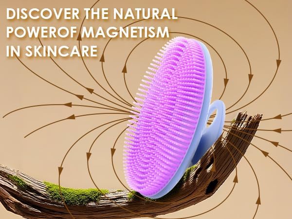 INNERNEED Duschbürste aus weichem Silikon in Lebensmittelqualität, Hand-Körperbürste zur Hautreinigung, sanftes Peeling, gute Schaumbildung (Schwarz)