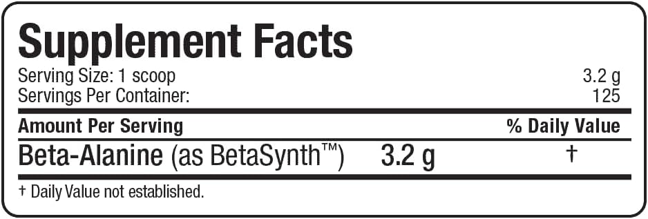 AllMax Beta-Alanine (BetaSynth) Pure Beta Alanine, 400 Grams