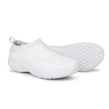 Hawkwell Women's Slip On Lightweight Nursing Shoes Slip Resistant Comfortable Medical Work Shoes