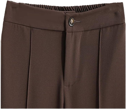 Women Chic Office Straight Pants