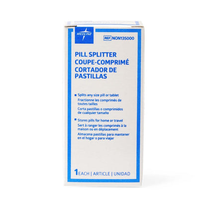 Medline Splitter, Pill, Blue, Custom for 1004470, Pack of 144