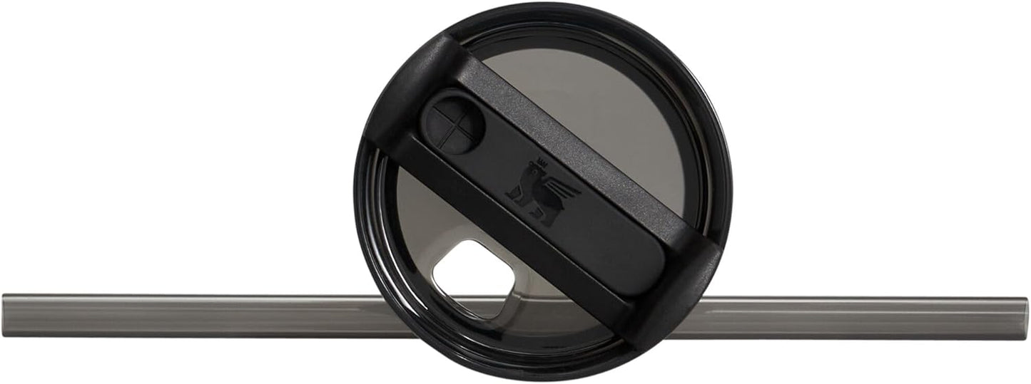 Vaso Stanley Quencher H2.0 con asa y pajita de 40 oz | Tapa Flowstate de 3 posiciones | Compatible con portavasos para viajes | Vaso térmico de acero inoxidable | Sin BPA | Arándano