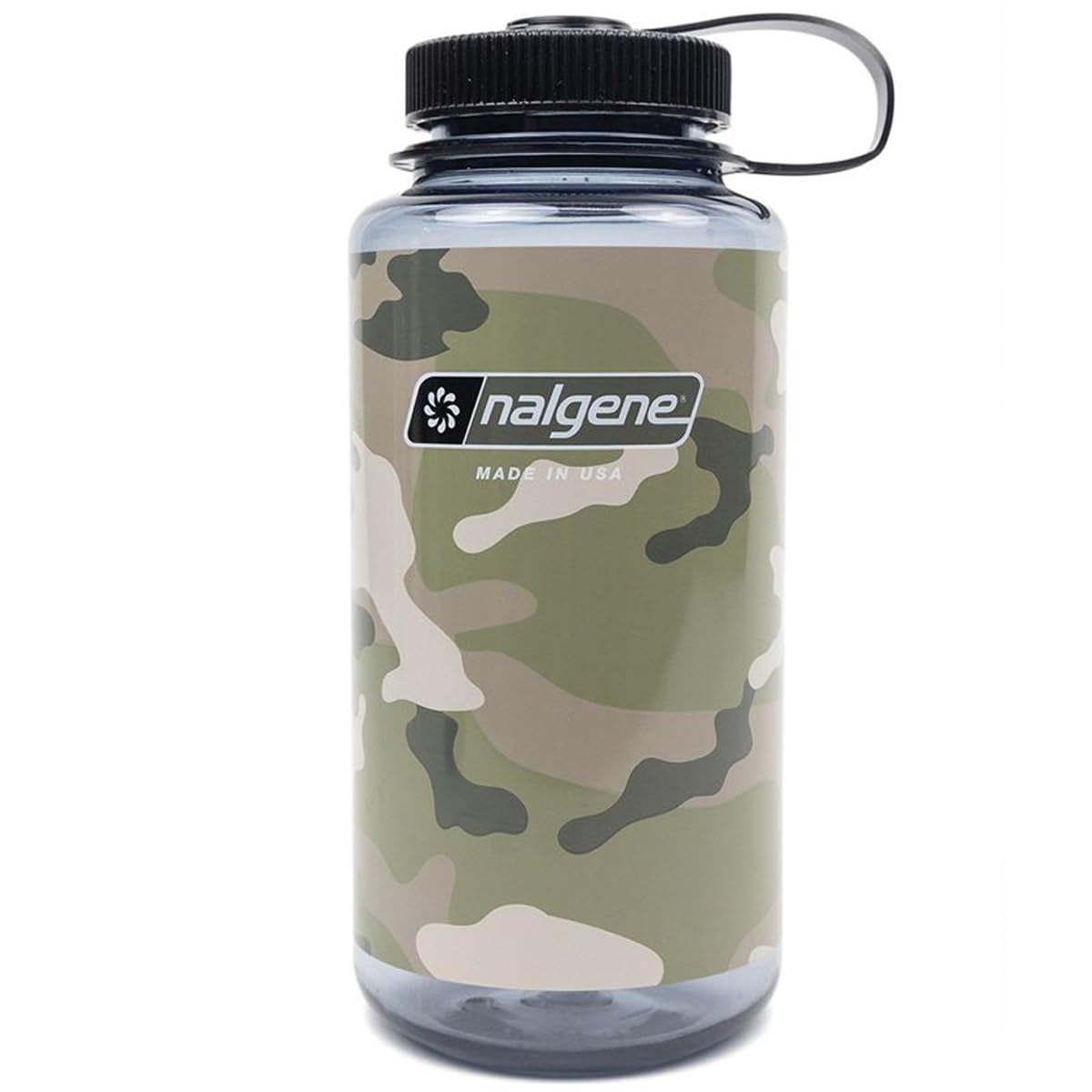 Nalgene 32 oz Wide Mouth Water Bottle | BPA-Free, Durable & Leak Proof, Lightweight Bottle for Hiking & Gym, Work & Travel