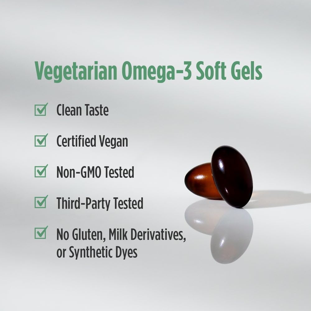 Nordic Naturals Algae Omega, 715mg Omega 3, 120 softgels