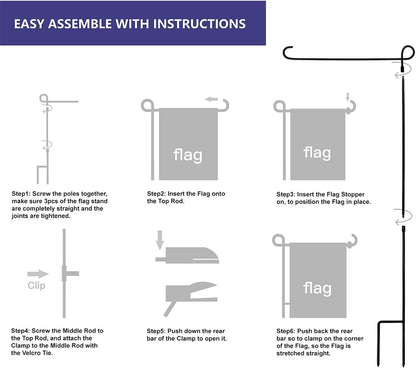 YEAHOME Garden Flag Holder Stand Review: A Sturdy and Easy-to-Use Outdoor Decoration