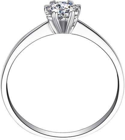 Aienid Size 8 Rings for Women 14K Rose Gold Ring Guard with 0.2CT Diamond Solid Not Plated Popular for Sister Mothers Day Jewelry