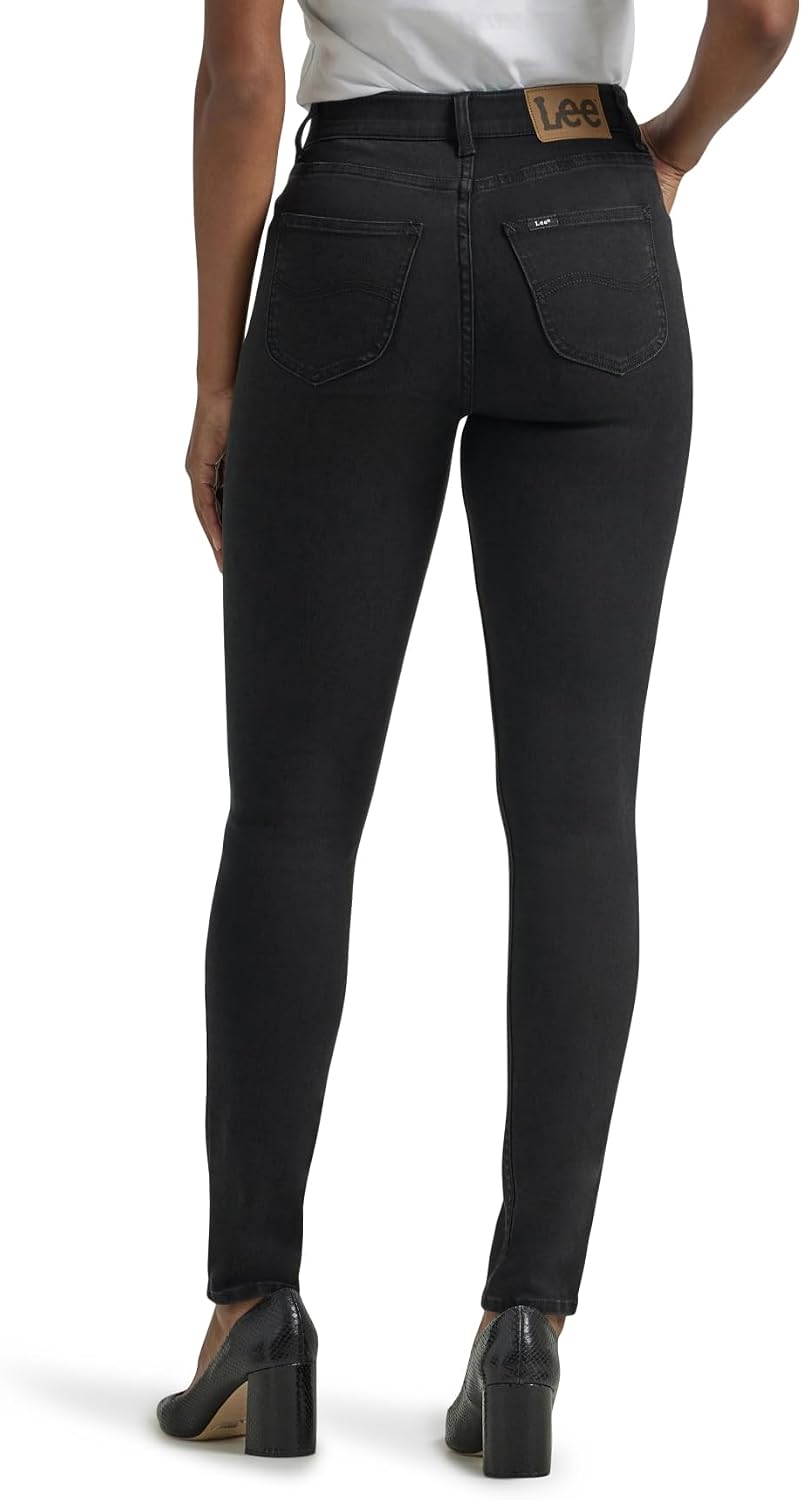 Lee Womens Ultra Lux Comfort with Flex Motion High Rise Skinny Jean