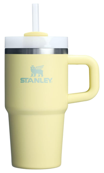 Stanley Quencher H2.0 Tumbler with Handle and Straw 40 oz | Flowstate 3-Position Lid | Cup Holder Compatible for Travel | Insulated Stainless Steel Cup | BPA-Free | Almond Rose