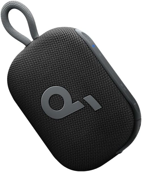 soundcore Select 4 Go Ultra Portable Bluetooth Speaker by Anker, 20H Playtime, IP67 Waterproof and Dustproof, Floatable, Customisable Pro EQ, Wireless Stereo Pairing, Ideal for Home, Outdoors