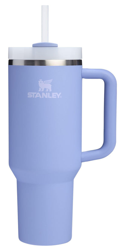 Stanley Quencher H2.0 Tumbler with Handle and Straw 40 oz | Flowstate 3-Position Lid | Cup Holder Compatible for Travel | Insulated Stainless Steel Cup | BPA-Free | Almond Rose