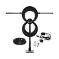 Antennas Direct ClearStream 2V Indoor Outdoor TV Antenna UHF VHF Multi-Directional, 60+ Mile Range, 4K 8K UHD, NEXTGEN TV – w/Reflector, 20-inch Mast