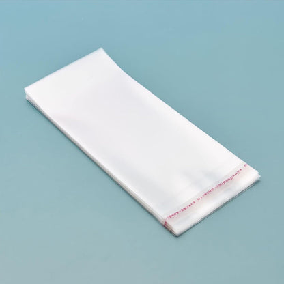 Selbstklebende Zellophanbeutel, 5x7 Zoll Keksbeutel, durchsichtige, wiederverschließbare Zellophanbeutel selbstklebend zum Verpacken von Geschenken, Produkten, 100 Stück