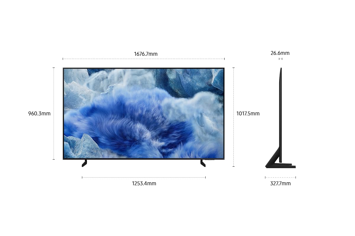 SAMSUNG 55-Zoll QLED Q7F 4K Smart TV, AI Gen 1 Prozessor, Quantum HDR, Contrast Booster Pro, Gaming Hub, Q-Symphony - [QN55Q7FAAFXZC] [Kanada] (2025)