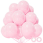 110pcs Black Balloon 12 inch, Black Latex Balloons for Birthday Party Baby Shower Wedding(with 2 Ribbons).