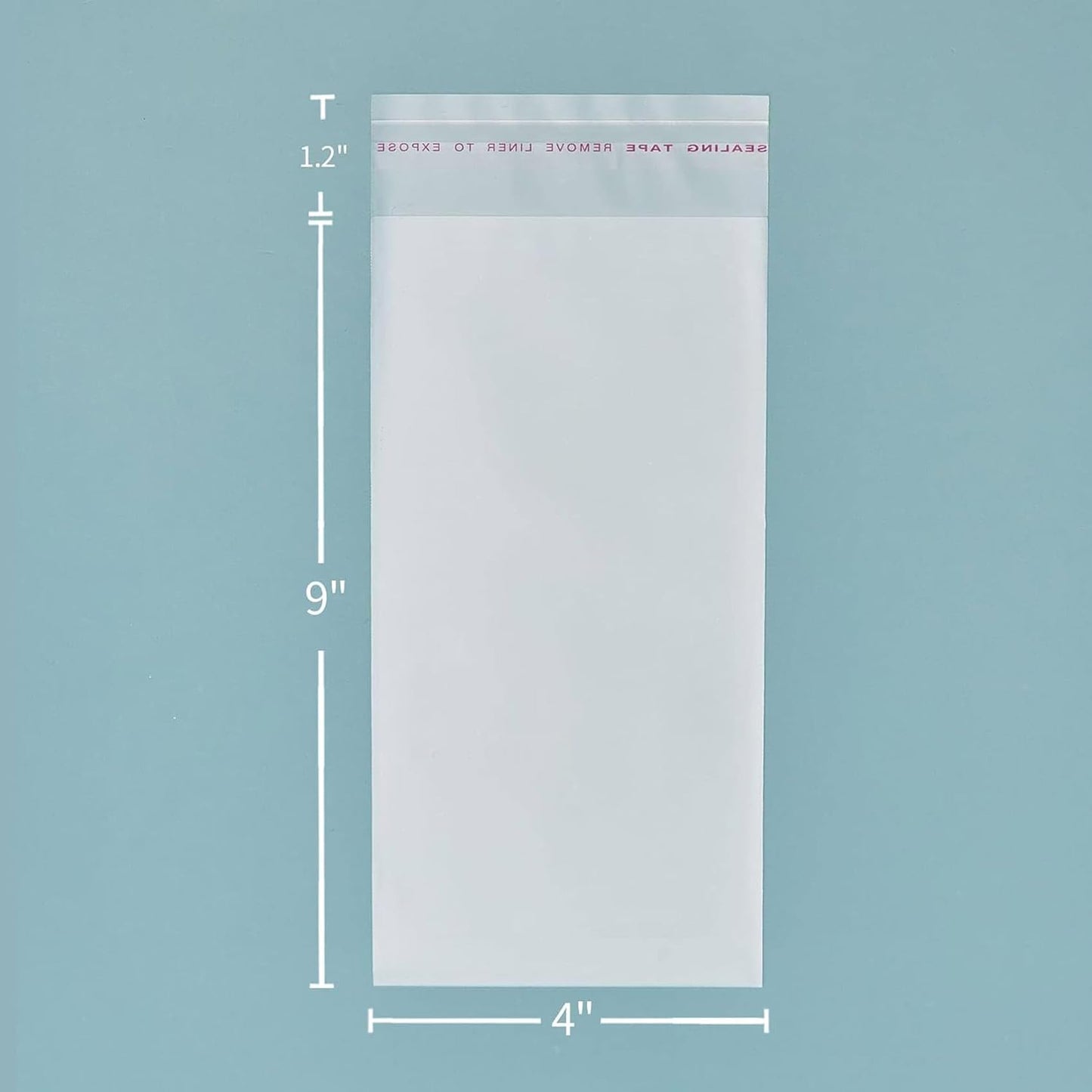 Selbstklebende Zellophanbeutel, 5x7 Zoll Keksbeutel, durchsichtige, wiederverschließbare Zellophanbeutel selbstklebend zum Verpacken von Geschenken, Produkten, 100 Stück
