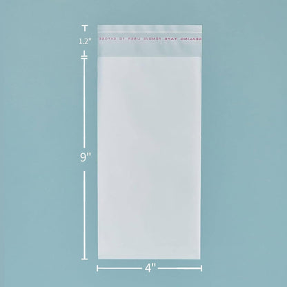 Selbstklebende Zellophanbeutel, 5x7 Zoll Keksbeutel, durchsichtige, wiederverschließbare Zellophanbeutel selbstklebend zum Verpacken von Geschenken, Produkten, 100 Stück