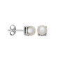 Amazon Essentials Sterling Silver Round Birthstone Stud Earrings