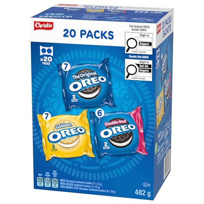 Oreo Sandwichkekse, Snack-Mix-Packungen, 482g