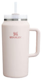 Stanley Quencher H2.0 Tumbler with Handle and Straw 40 oz | Flowstate 3-Position Lid | Cup Holder Compatible for Travel | Insulated Stainless Steel Cup | BPA-Free | Almond Rose