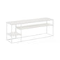 Furinno TOMI TV Stand, 5-Cube Entertainment Center with Open Shelf, Reversible TV Console, for Living Room, Bedroom, Home Office, Green
