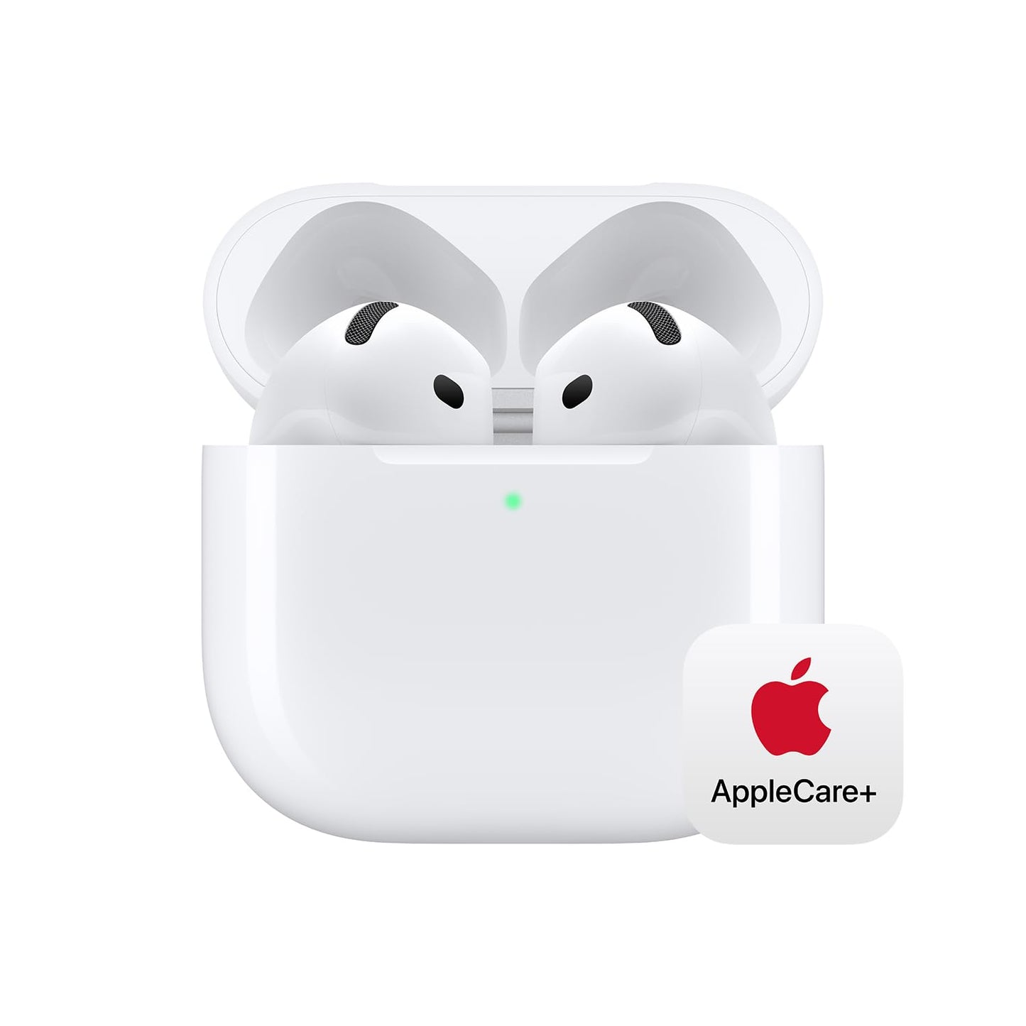 Apple AirPods 4 Wireless Earbuds, Bluetooth Headphones, Personalized Spatial Audio, Sweat- and Water-Resistant, USB-C Charging Case, H2 Chip, Up to 30 Hours of Battery Life