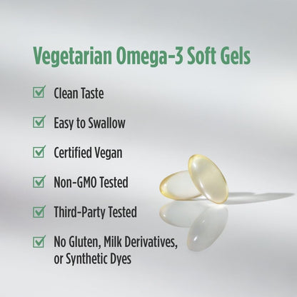 Nordic Naturals - Vegan Algae Plant-Based DHA Omega-3 500 mg. - 60 Softgels