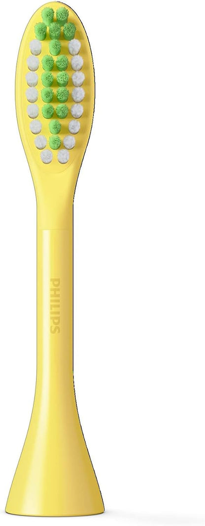 Philips One by Sonicare Ersatzbürstenköpfe, 2er-Pack, Schwarz, Kompatibel mit Philips One elektrische Zahnbürste, BH1022/06