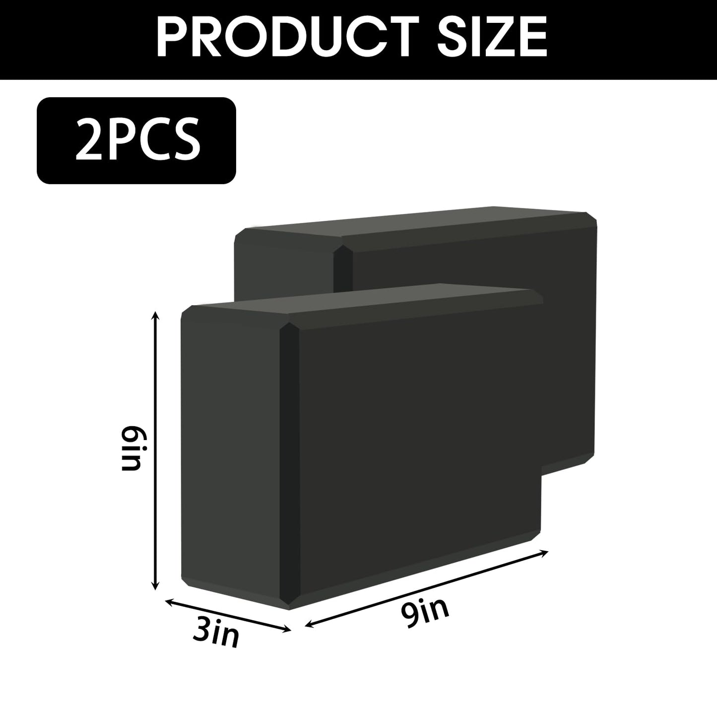 MBKHFLL (Lila-2er-Pack) Yoga-Block – Stützender latexfreier EVA-Schaumstoff – Weiche, rutschfeste Oberfläche mit abgeschrägten Kanten für Yoga, Pilates, Meditation – Yoga-Zubehör für Stabilität, Gleichgewicht, Vertiefung von Dehnungen