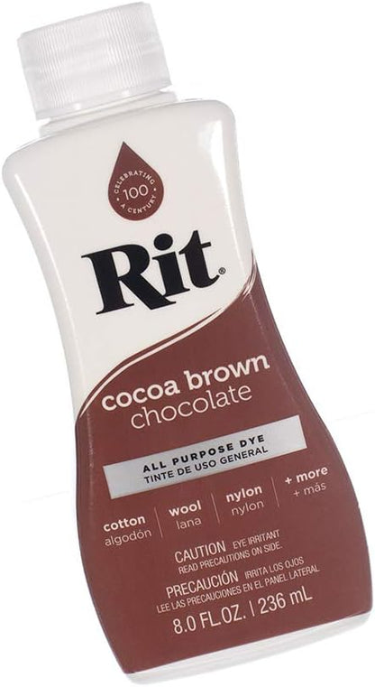 Rit Textilfarbe Flüssig – Große Farbauswahl – 236 ml (Marineblau)