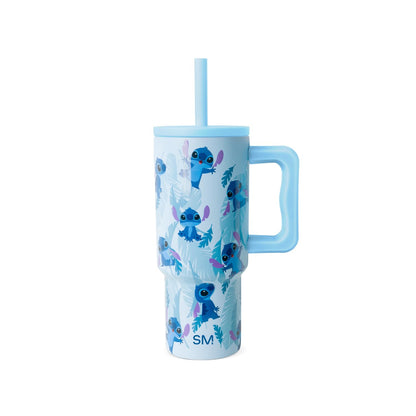 Simple Modern Kids 24 oz Tumbler with Handle and Silicone Straw Lid | Spill Proof and Leak Resistant | Reusable Stainless Steel Bottle | Gift for Kids Boys Girls | Trek Collection | Paradise Bay Mix
