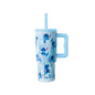 Simple Modern Kids 24 oz Tumbler with Handle and Silicone Straw Lid | Spill Proof and Leak Resistant | Reusable Stainless Steel Bottle | Gift for Kids Boys Girls | Trek Collection | Paradise Bay Mix