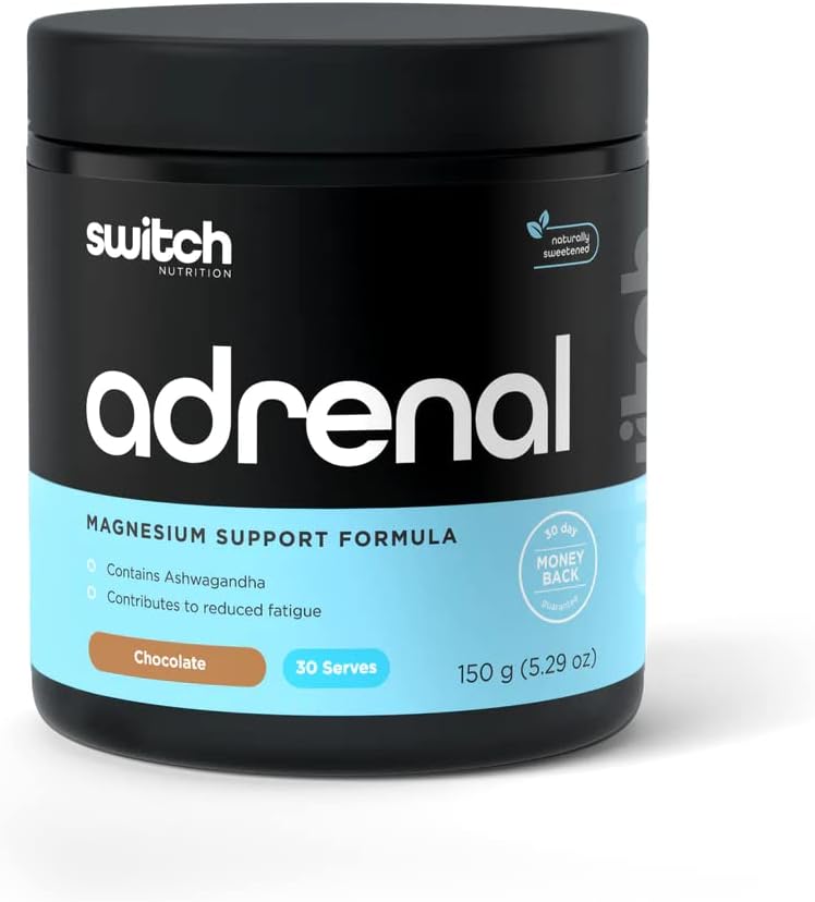 Switch Nutrition Adrenal Switch Chocolate Magnesium Support Formula 300g 60 Serves