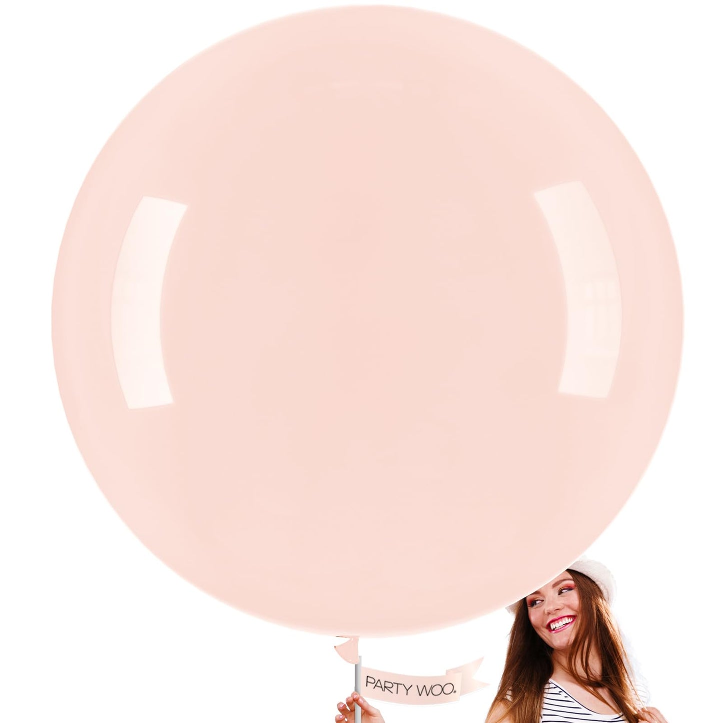 PartyWoo White Balloons 155pcs Different Sizes Pack of 18 12 10 5 Inch Matte White Latex Balloon Arch Kit Garland for Wedding Bridal Graduation Baby Shower Birthday Party Decorations White-Y13
