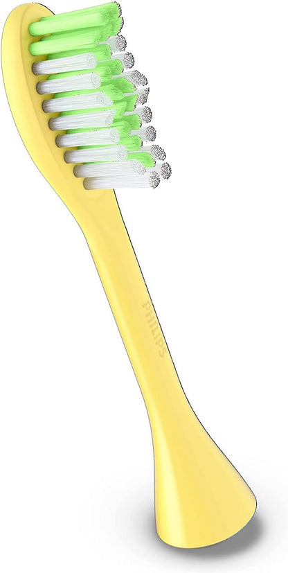 Philips One by Sonicare Ersatzbürstenköpfe, 2er-Pack, Schwarz, Kompatibel mit Philips One elektrische Zahnbürste, BH1022/06