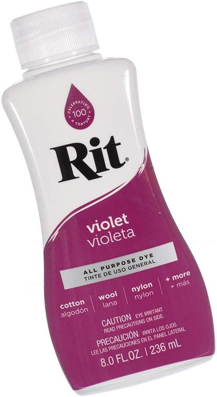 Rit Textilfarbe Flüssig – Große Farbauswahl – 236 ml (Marineblau)