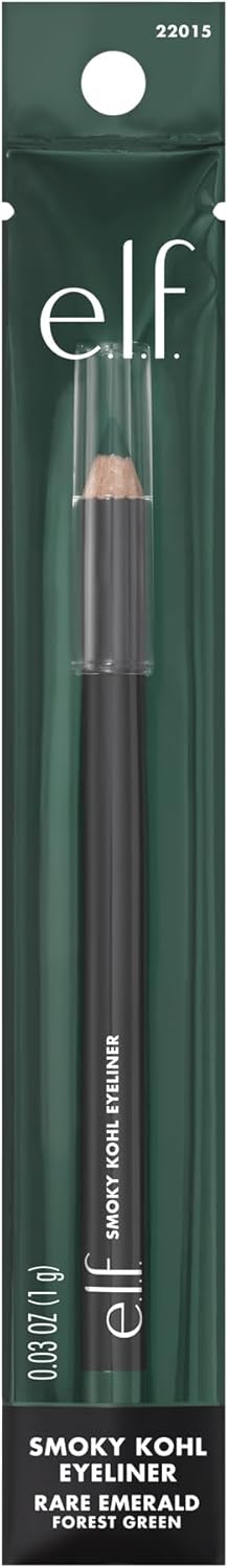e.l.f. Smoky Kohl Eyeliner, Augenstift für langanhaltende, ausdrucksstarke, hochpigmentierte Make-up-Looks, vegan & tierversuchsfrei, Black Velvet