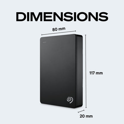 Seagate Portable 2 TB Externe Festplatte HDD – USB 3.0 für PC, Mac, PlayStation & Xbox – 1 Jahr Rescue Service (STGX2000400)
