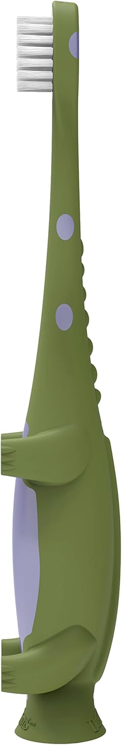Dr.-Brown's-Trainingszahnbürste-für-Babys-und-Kleinkinder,-weich-für-die-ersten-Zähne,-Giraffe,-BPA-frei,-0-3-Jahre