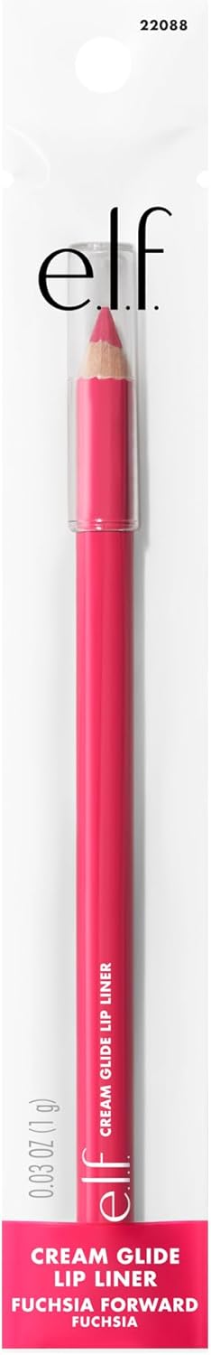 e.l.f. Cream Glide Lipliner, Hochpigmentierter Stift zum Formen & Konturieren der Lippen, Semi-Mattes Finish, Vegan & Tierversuchsfrei, Mauve Aside