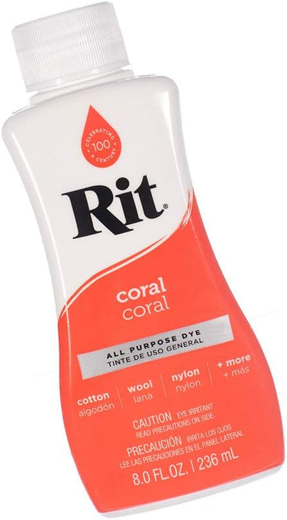 Rit Textilfarbe Flüssig – Große Farbauswahl – 236 ml (Marineblau)