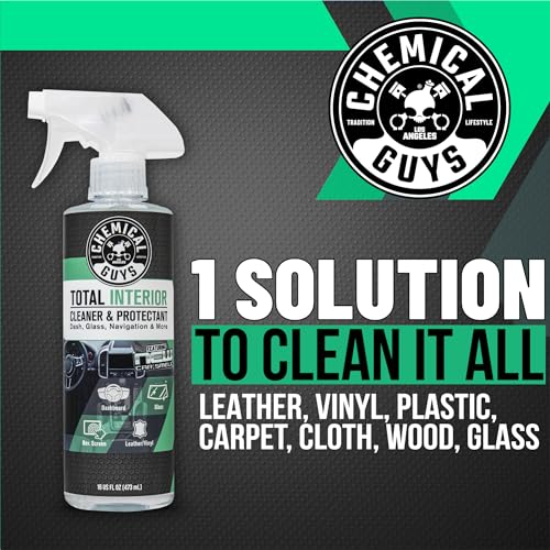 Chemical Guys Total Interior Reiniger & Protector, sicher für Autos, LKWs, SUVs, Motorräder, Wohnmobile & mehr, 473 ml (2er-Pack), Frischer Duft