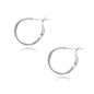 Silver,20mm hoops